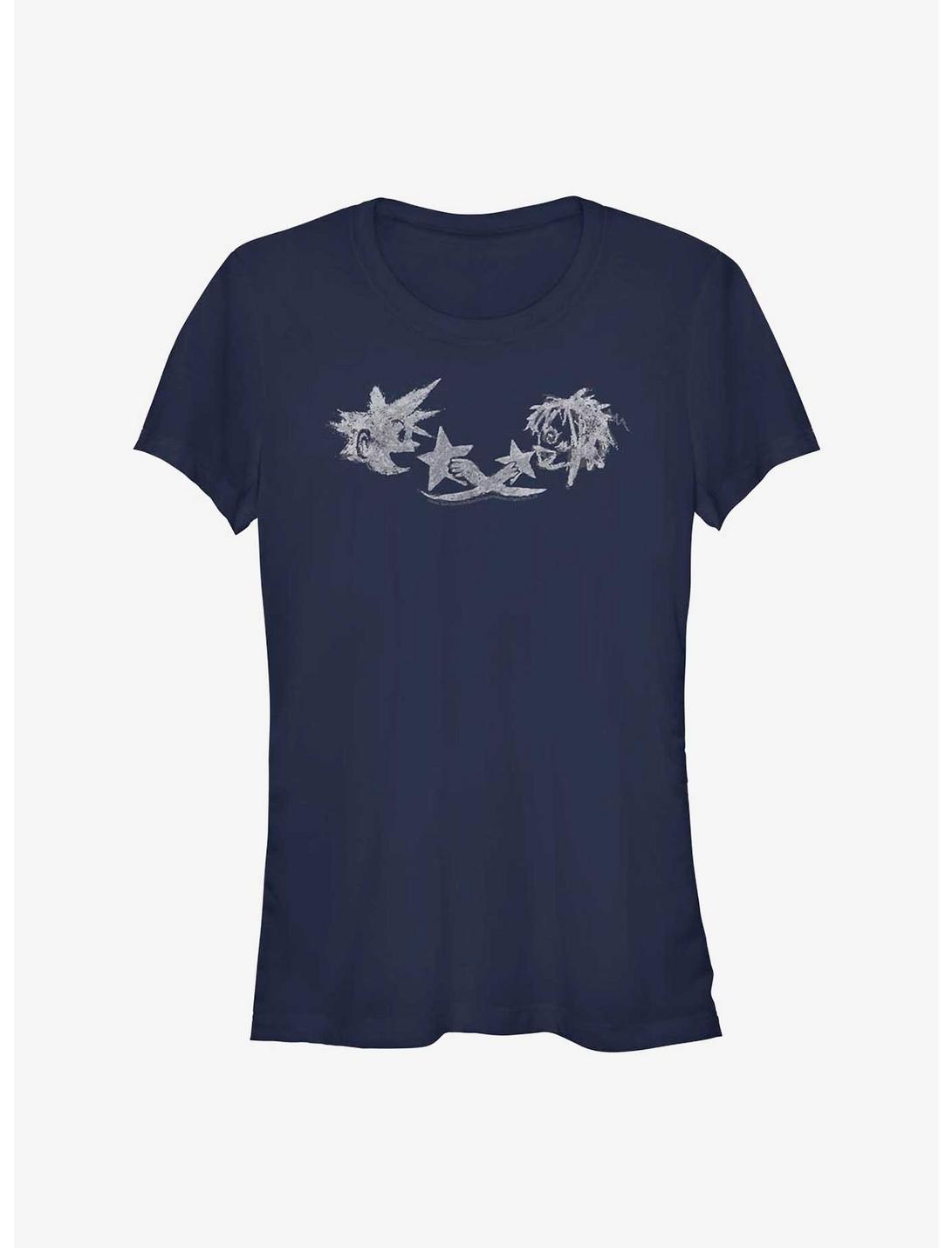 T-shirt Kingdom Hearts Dessin Rupestre Filles