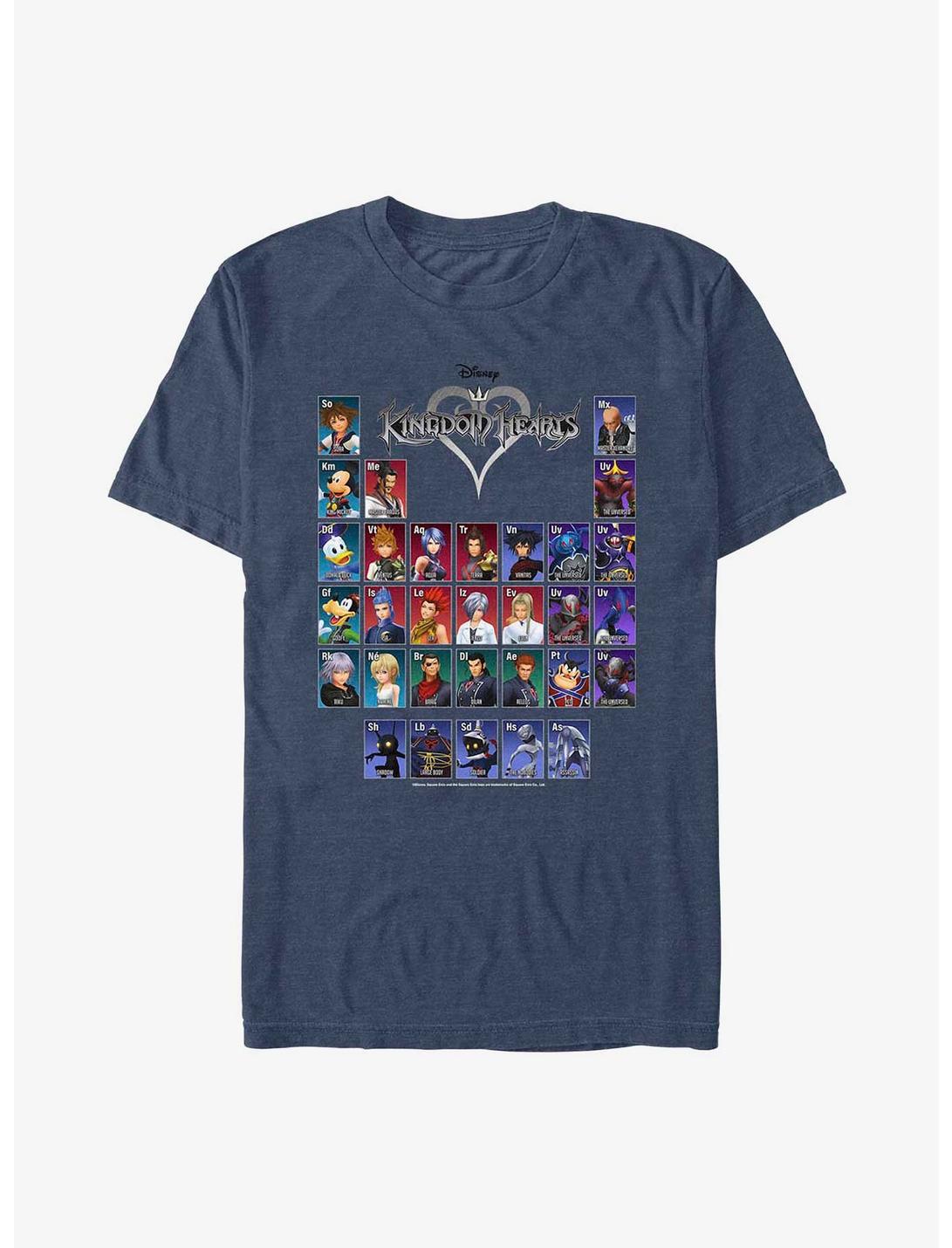 T-shirt Tableau des personnages Kingdom Hearts