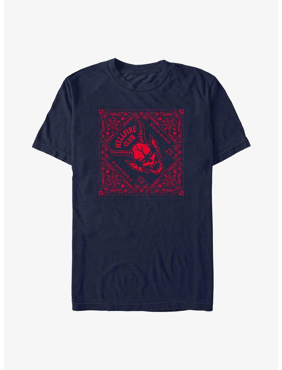 Stranger Things Hellfire Club Pattern T-Shirt