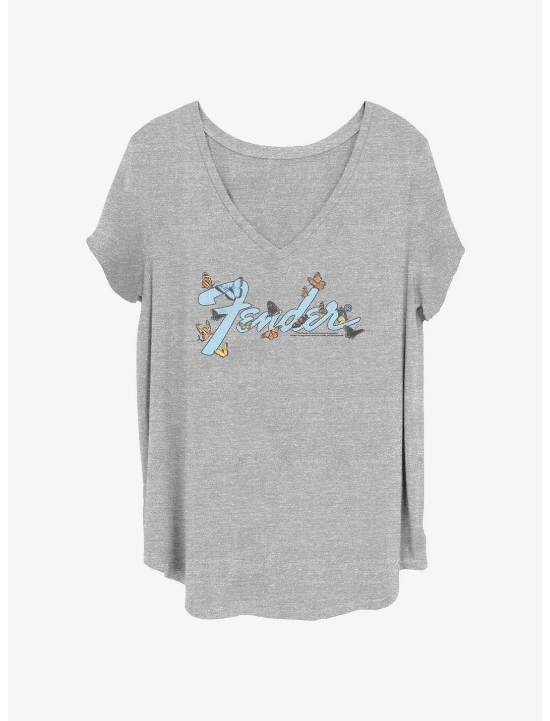 Fender Butterfly Logo Girls T-Shirt Plus Size