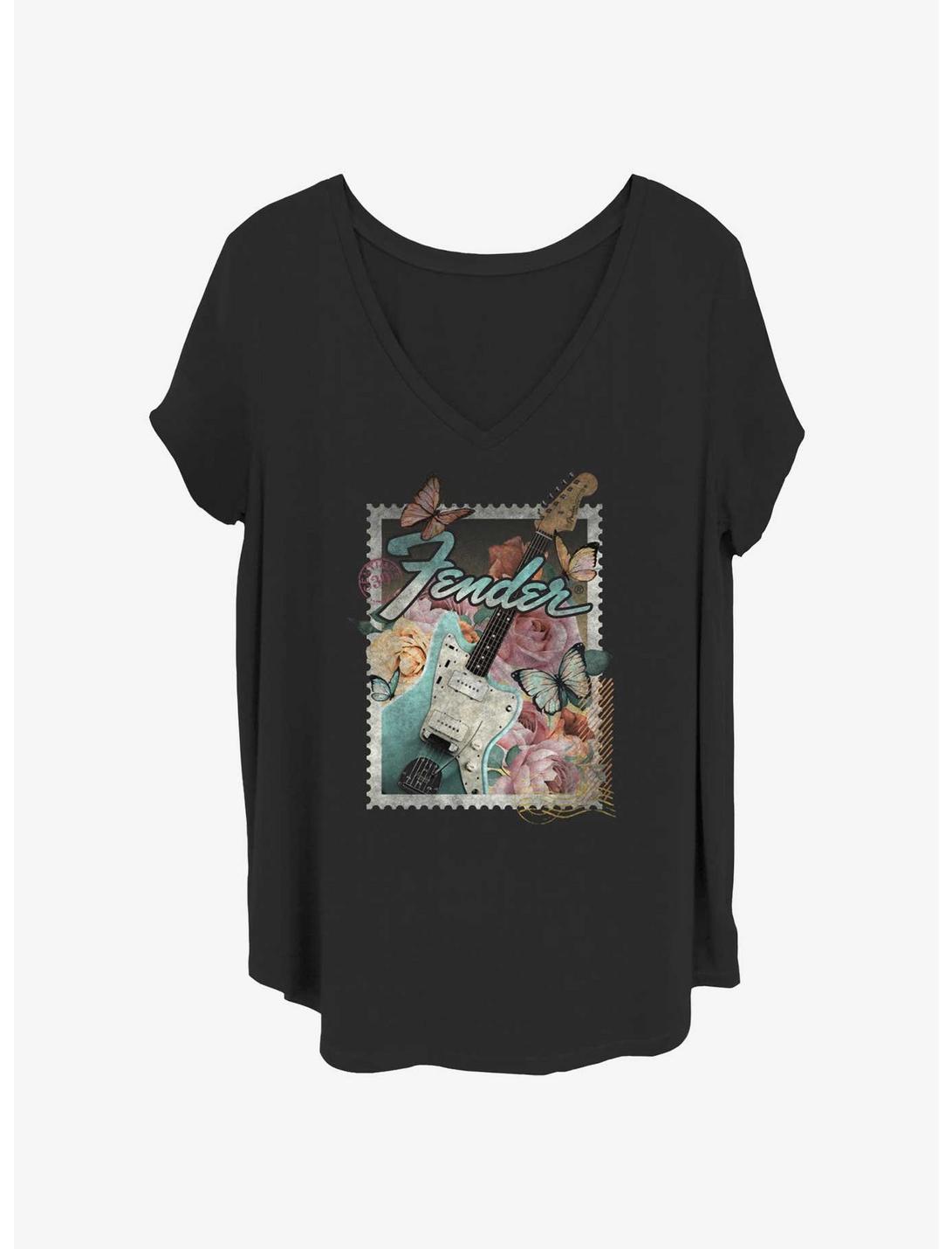 Fender Butterfly Stamp Girls T-Shirt Plus Size