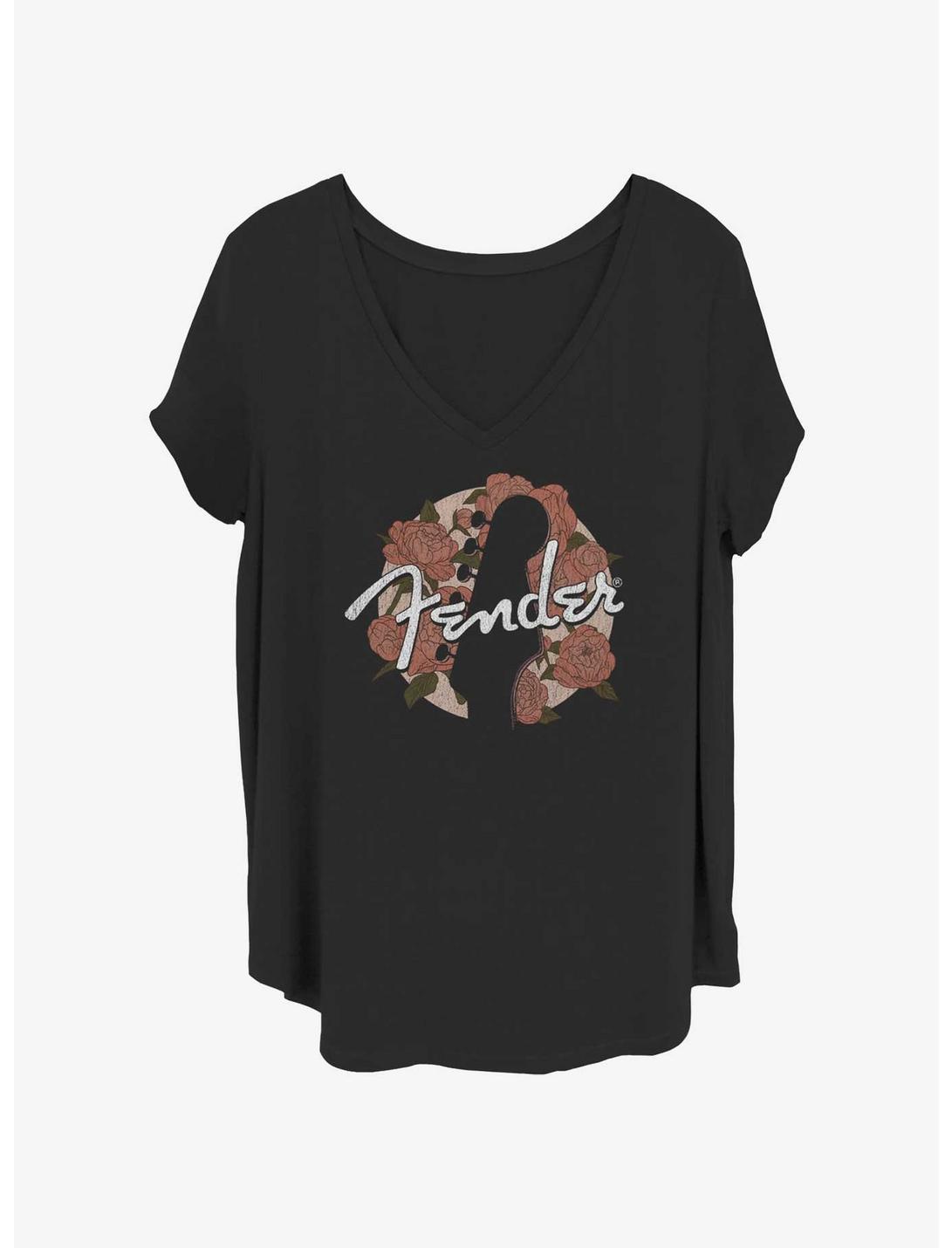 T-shirt fille Fender motif floral grande taille