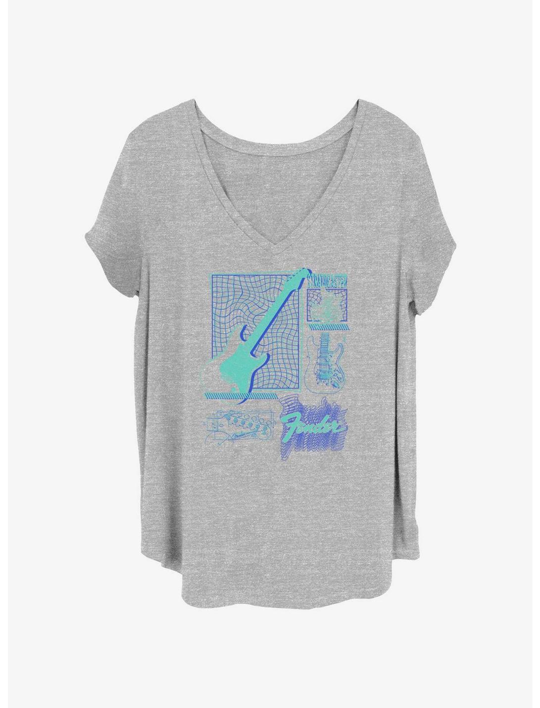 Fender Stratocaster Infographic Girls T-Shirt Plus Size