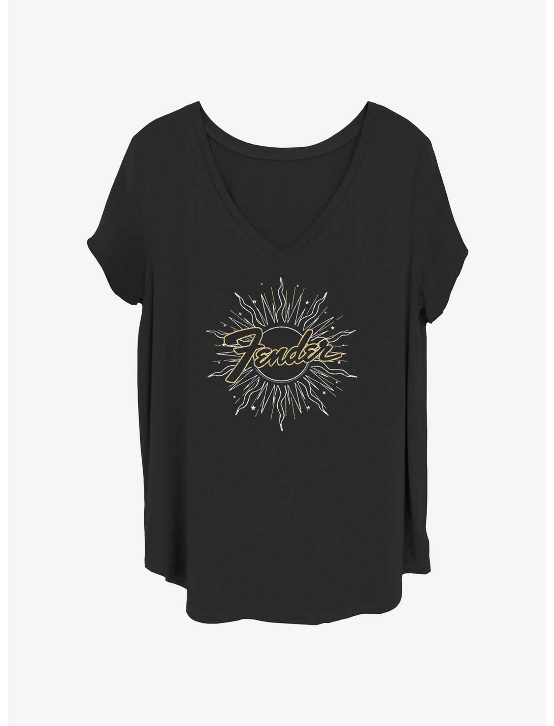 Fender Sun Logo Girls T-Shirt Plus Size