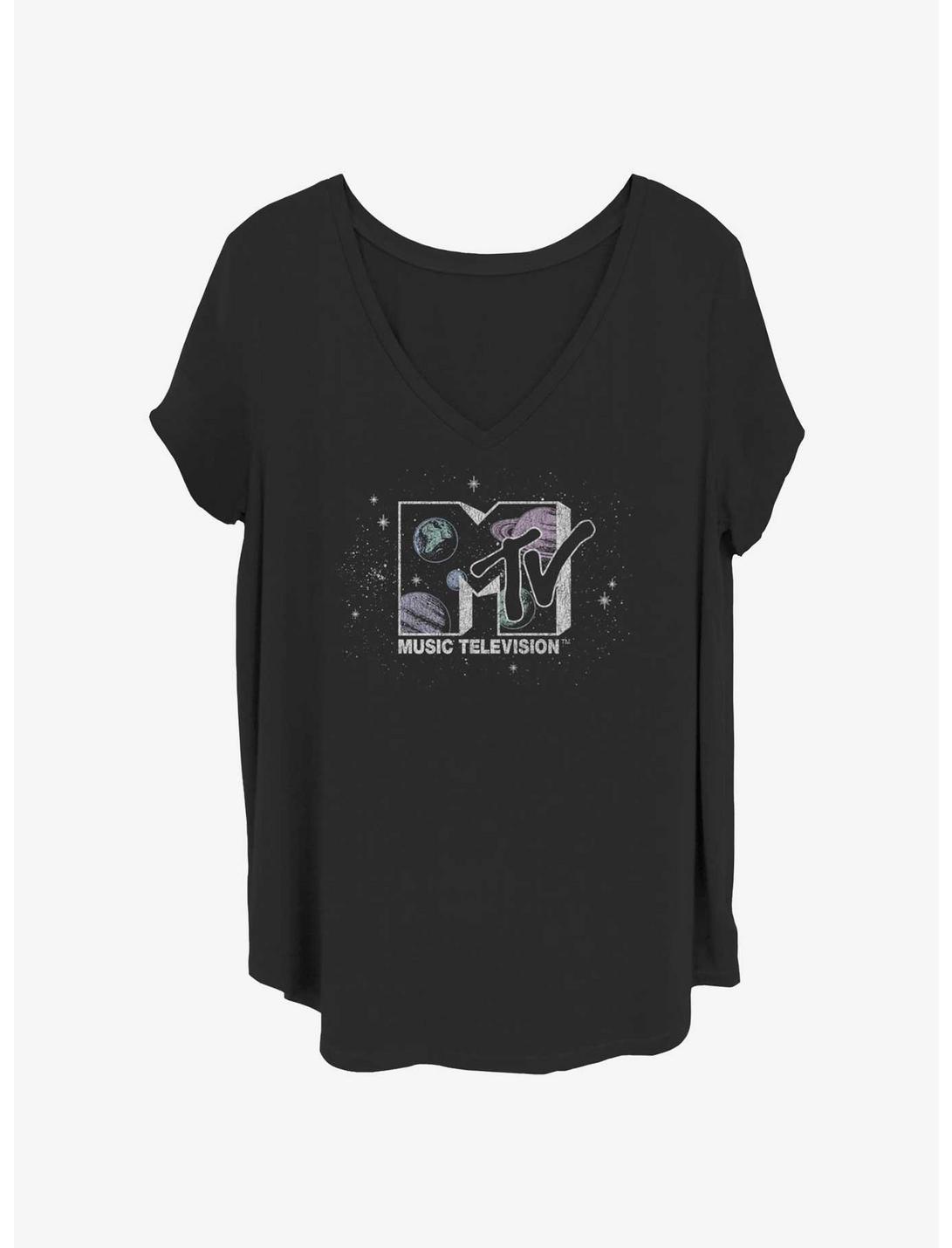 MTV Planetary Logo Girls T-Shirt Plus Size