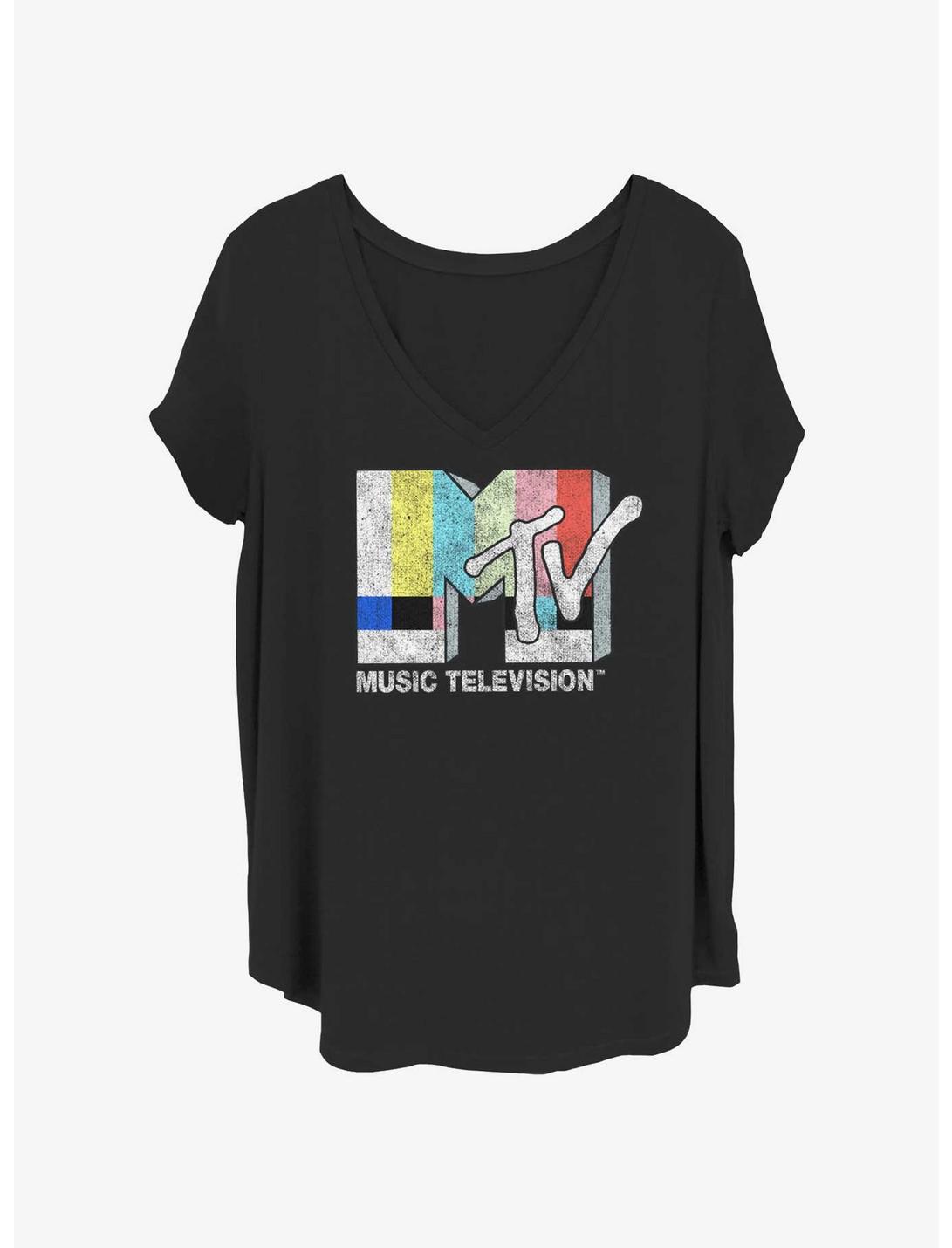 MTV Please Stand By Logo Girls T-Shirt Plus Size