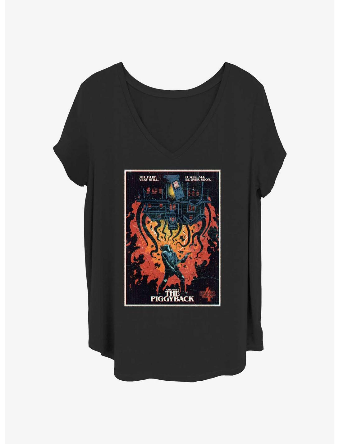 Stranger Things x Butcher Billy The Piggyback Girls T-Shirt Plus Size