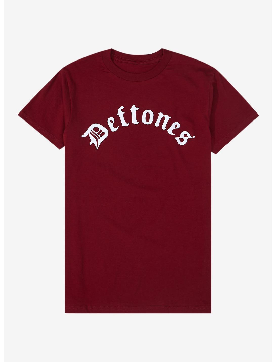 T-shirt Deftones avec logo textuel