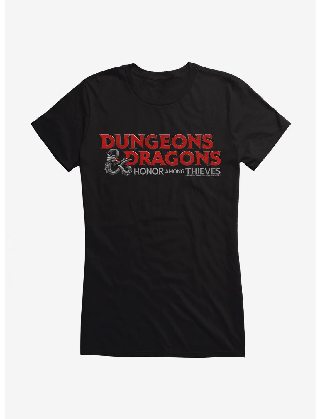 Dungeons & Dragons: Honor Among Thieves Movie Title Logo Girls T-Shirt
