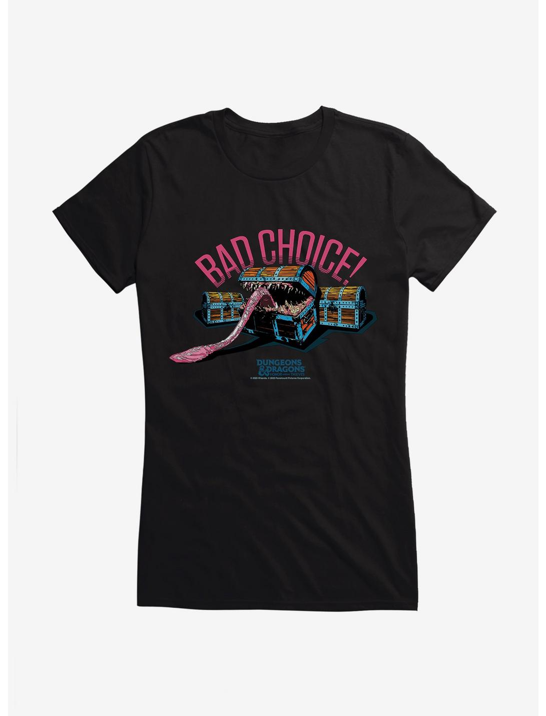 Dungeons & Dragons: Honor Among Thieves Bad Choice Mimic Girls T-Shirt