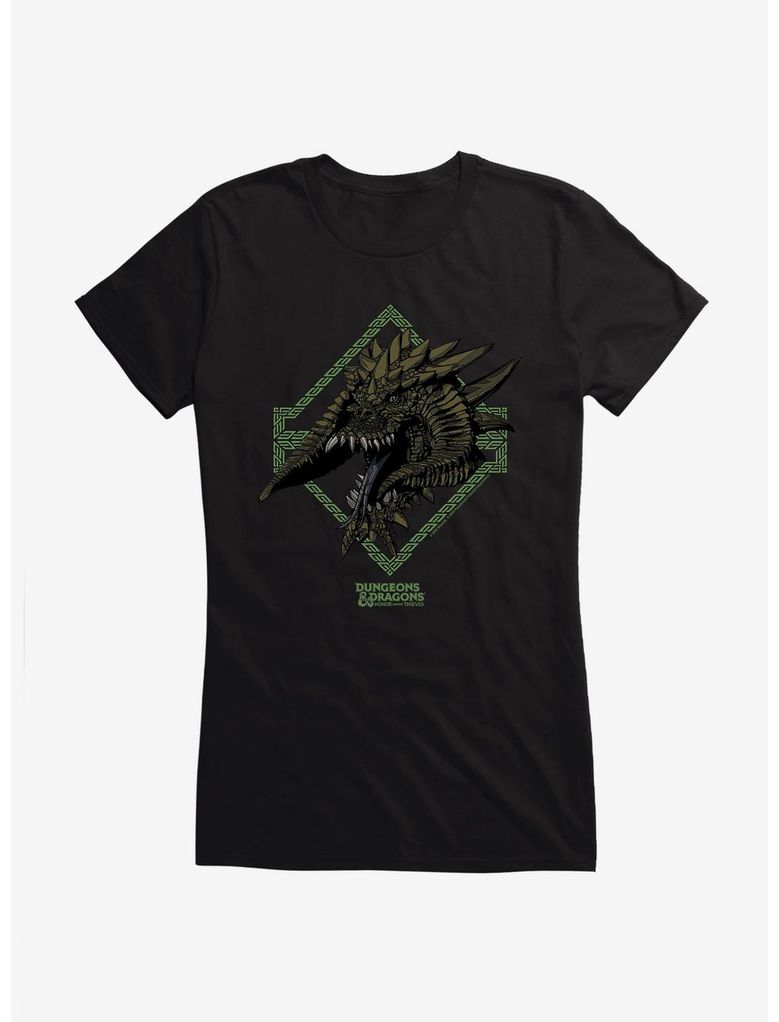 T-shirt Filles Dragon Noir Donjons & Dragons : L'Honneur des voleurs