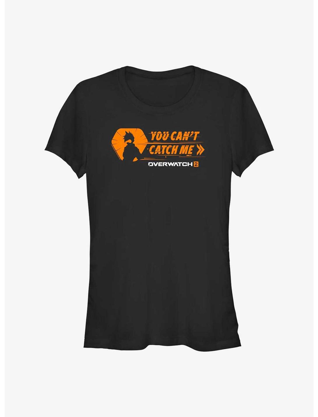 Overwatch 2 Tracer You Can't Catch Me Girls T-Shirt