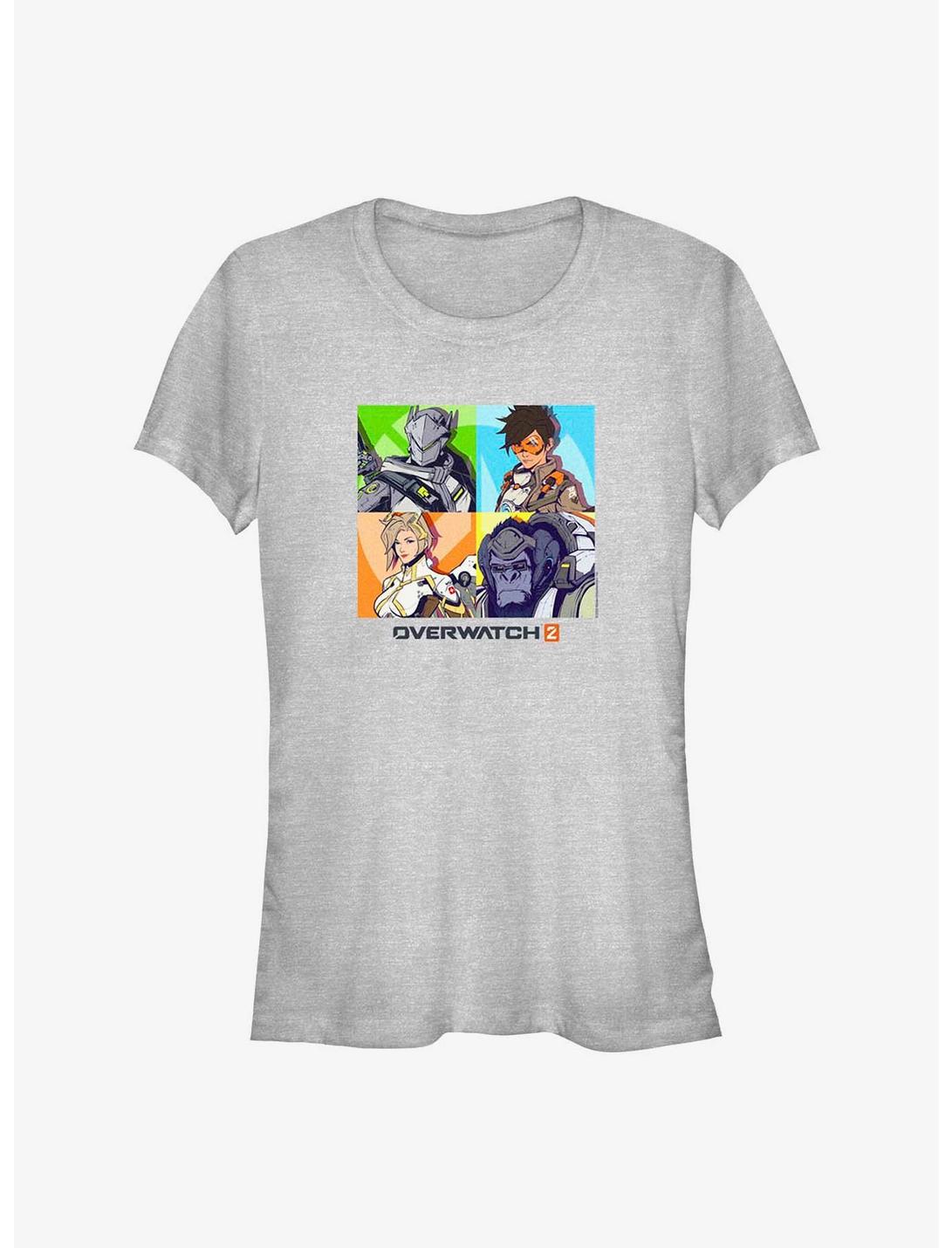 T-shirt Filles Overwatch 2 Genji, Tracer, Mercy et Winston