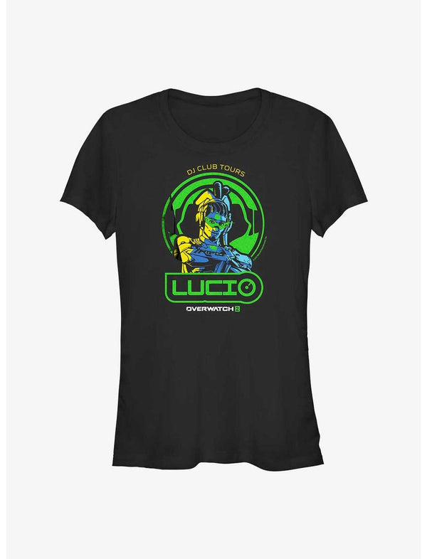 Overwatch 2 Lucio DJ Club Tours Girls T-Shirt