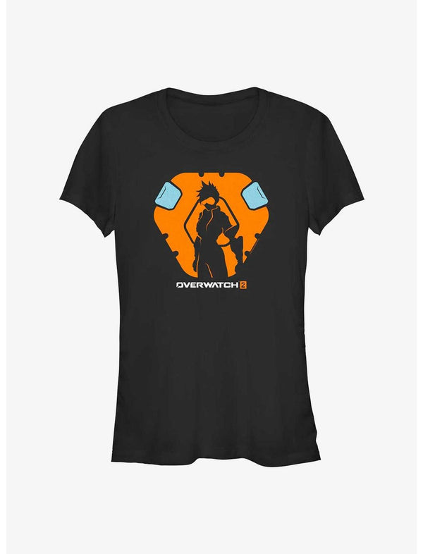 Overwatch 2 Tracer Silhouette Girls T-Shirt