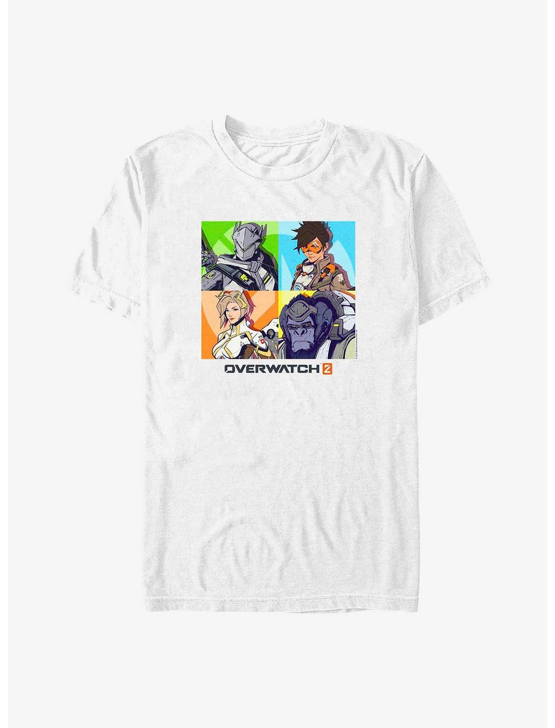 T-shirt Overwatch 2 Genji, Tracer, Mercy et Winston