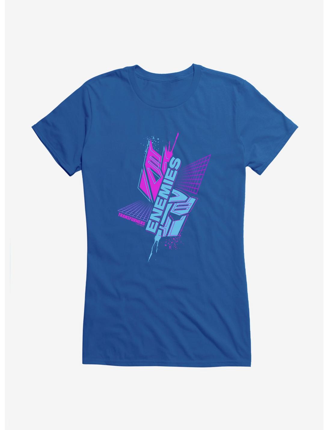 Transformers Enemies Split Girls T-Shirt