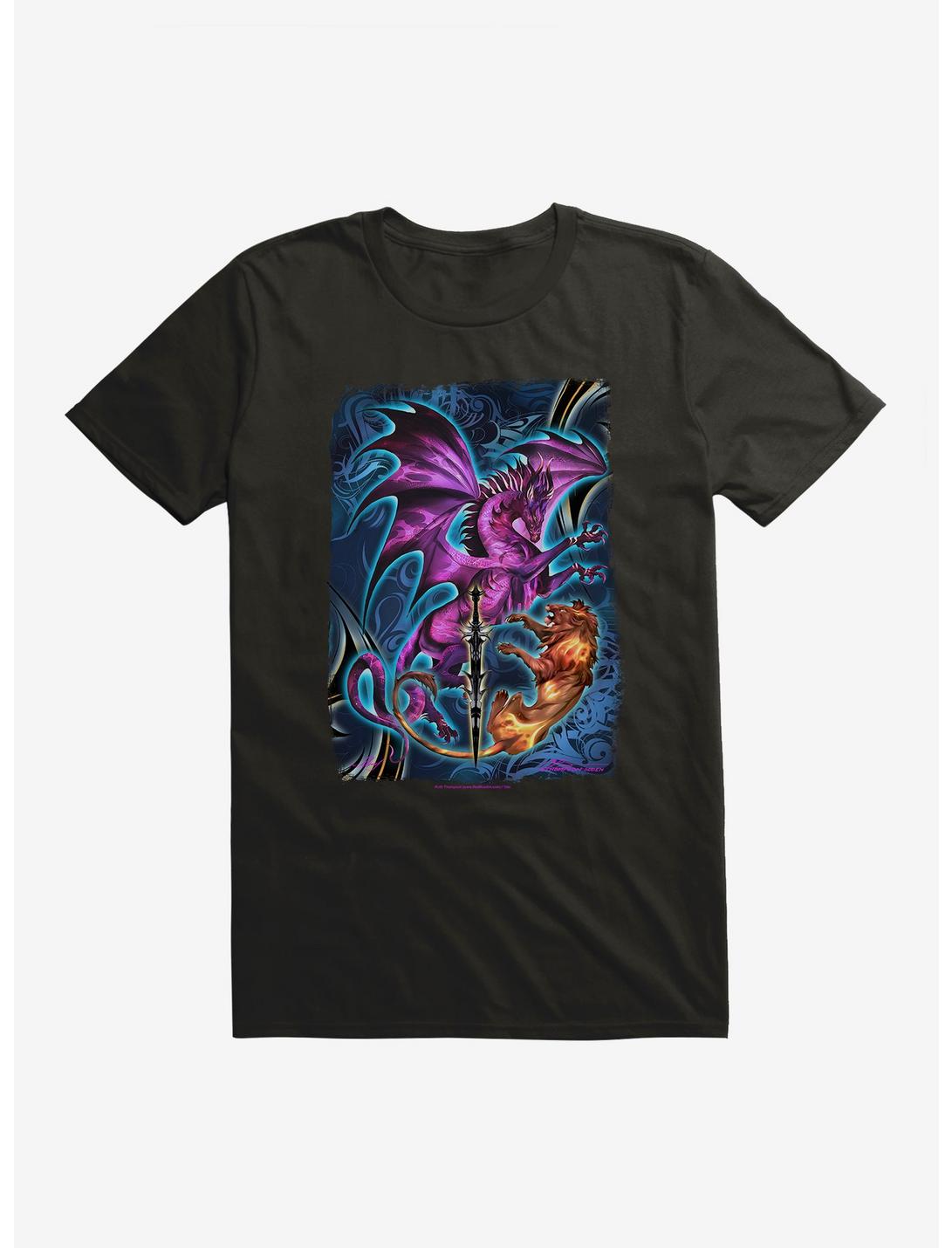 Dragonblade Lionblade T-Shirt by Ruth Thompson