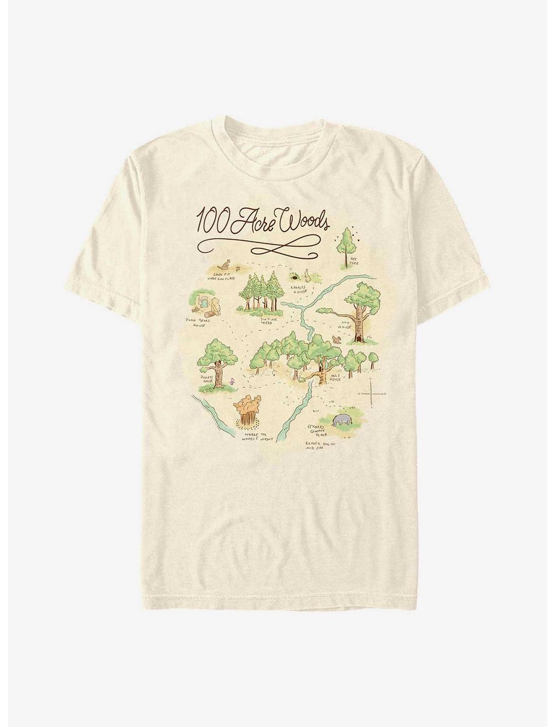 Disney Winnie The Pooh 100 Acre Map T-Shirt