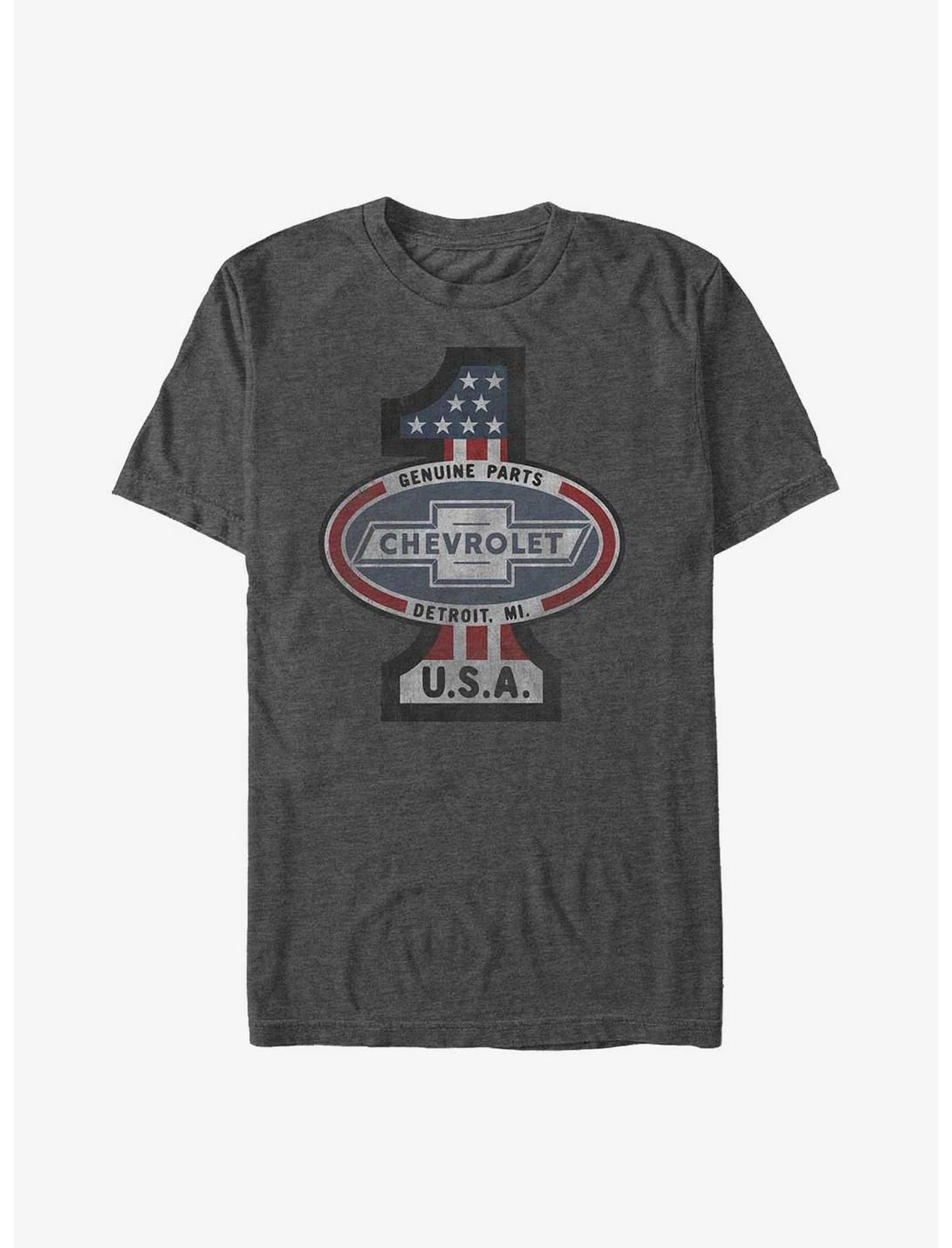 T-shirt General Motors Chevrolet Pièces d'Origine USA N° 1