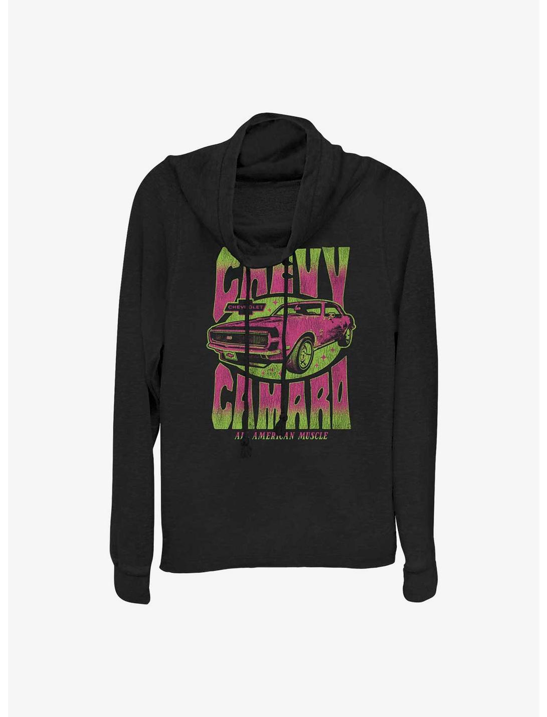 General Motors Chevy Camaro Super Sport Long-Sleeve Cowl Neck Girls T-Shirt