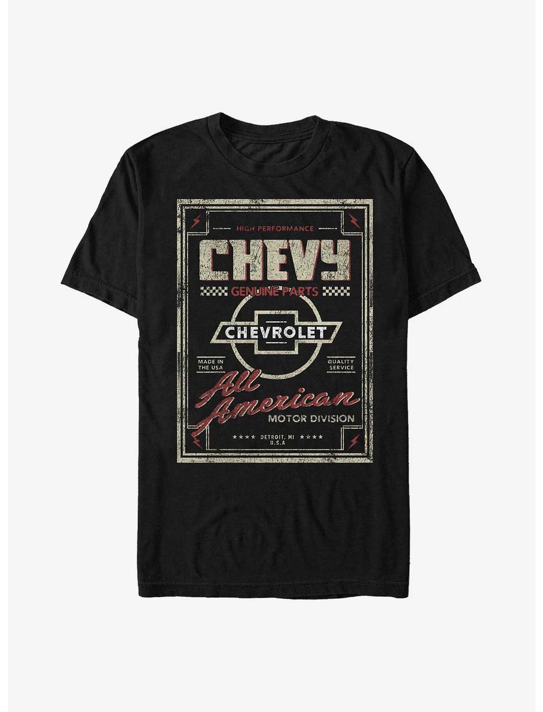 General Motors Chevy High Performance Genuine Parts T-Shirt