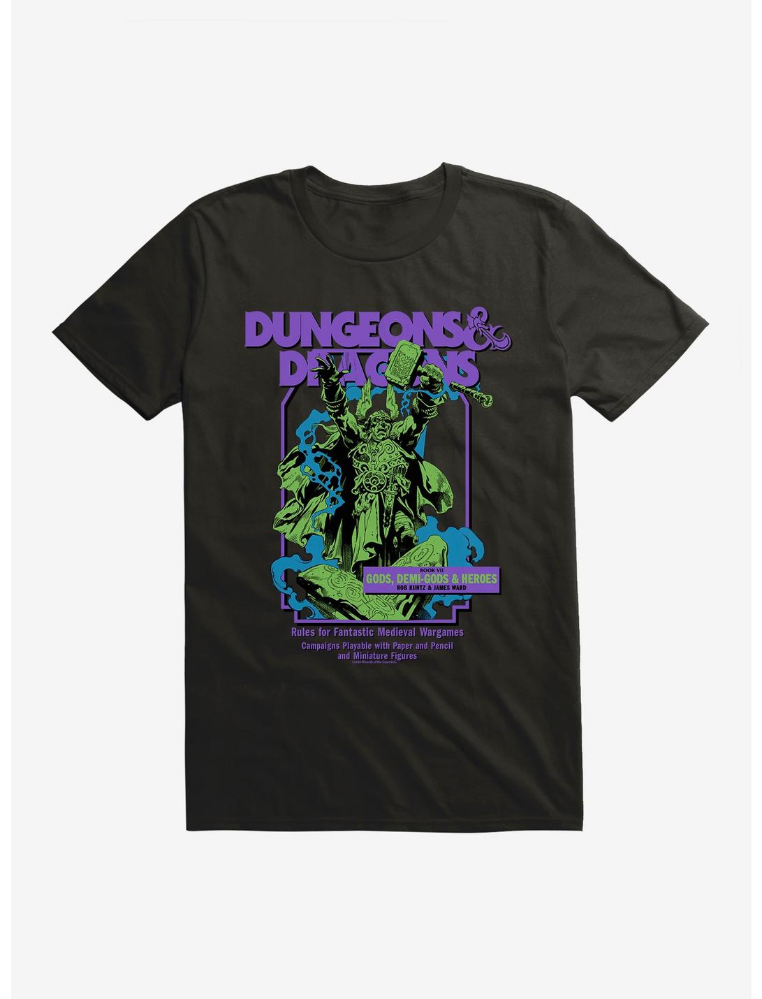 T-Shirt Donjons & Dragons Livre VII Dieux, Demi-Dieux et Héros