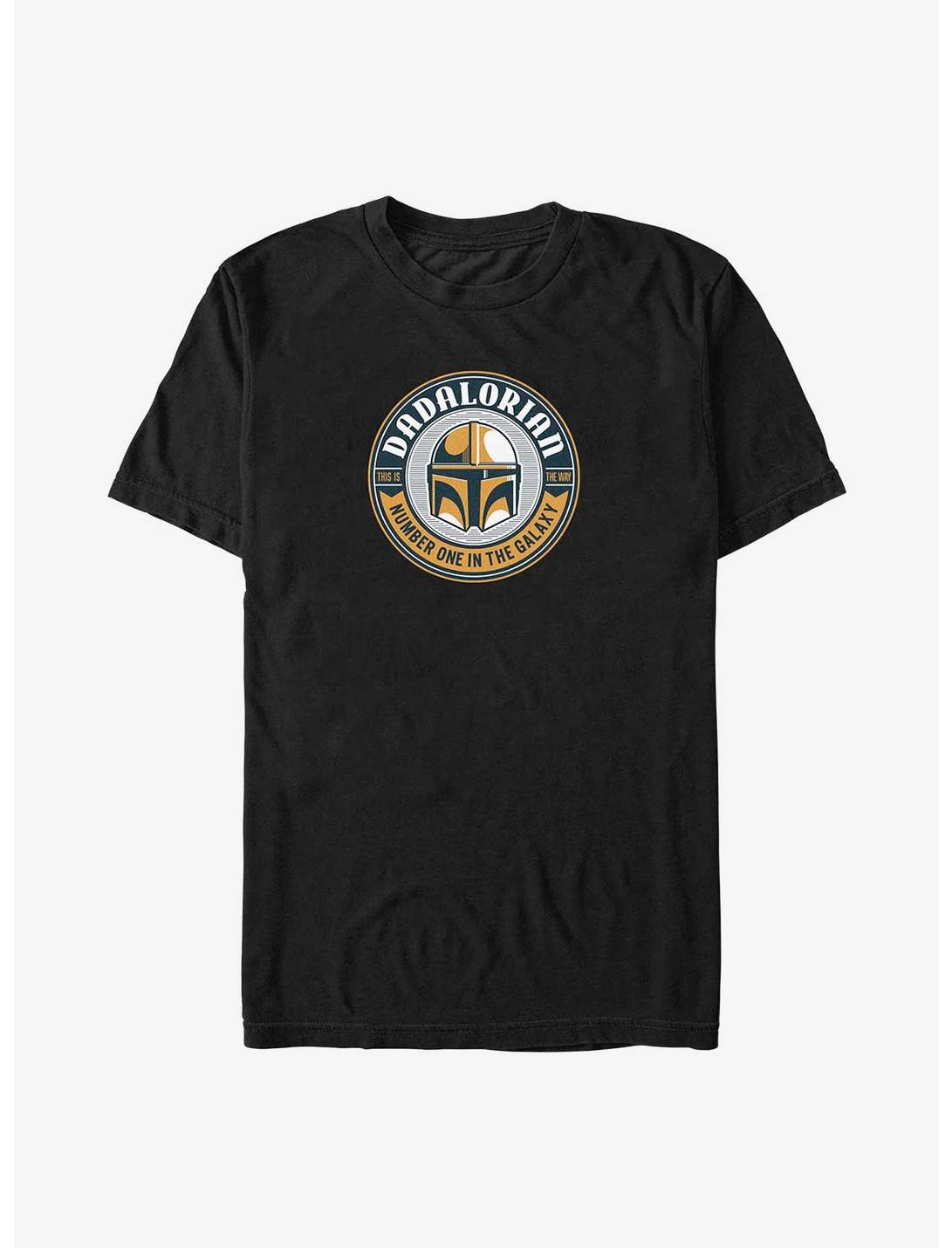 Star Wars The Mandalorian Dadalorian Badge Big & Tall T-Shirt