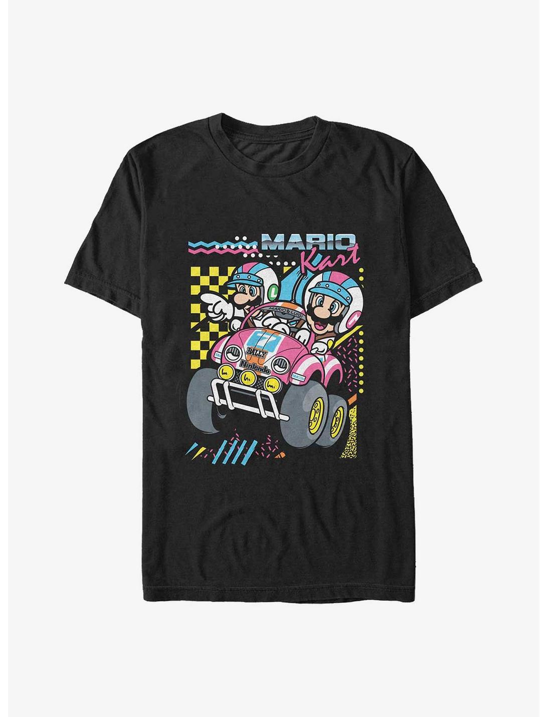 T-shirt grande taille Mario Kart avec affiche de fléchettes