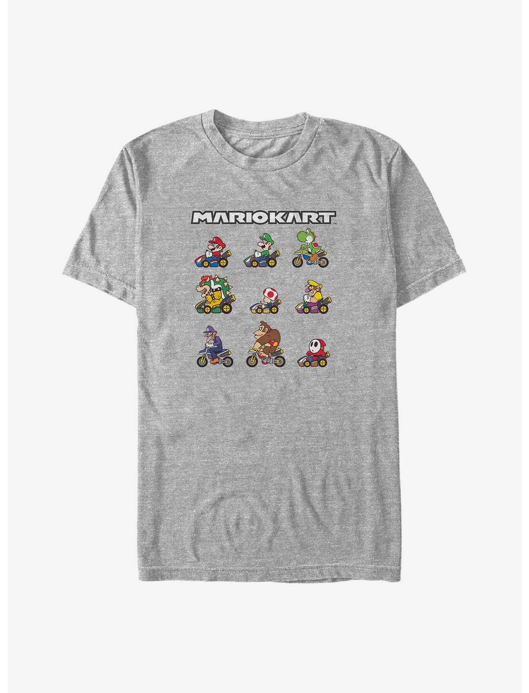 T-shirt grande taille Mario Kart Team Line Up