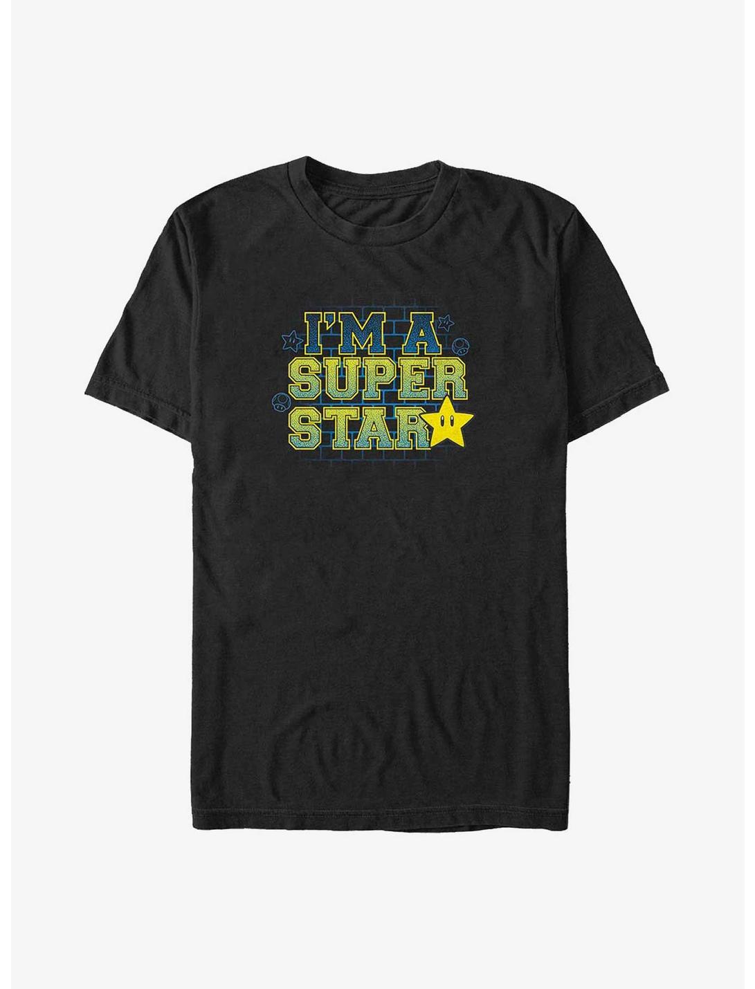 Mario I'm A Super Star Big & Tall T-Shirt