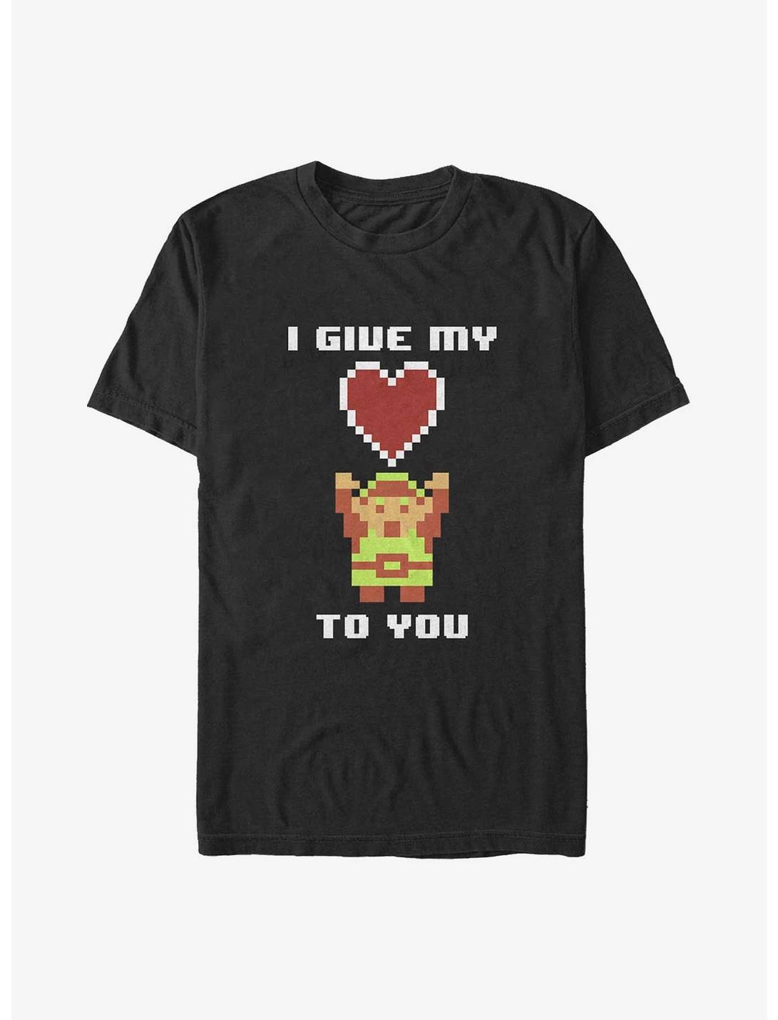 The Legend of Zelda Link I Give My Heart To You Big & Tall T-Shirt
