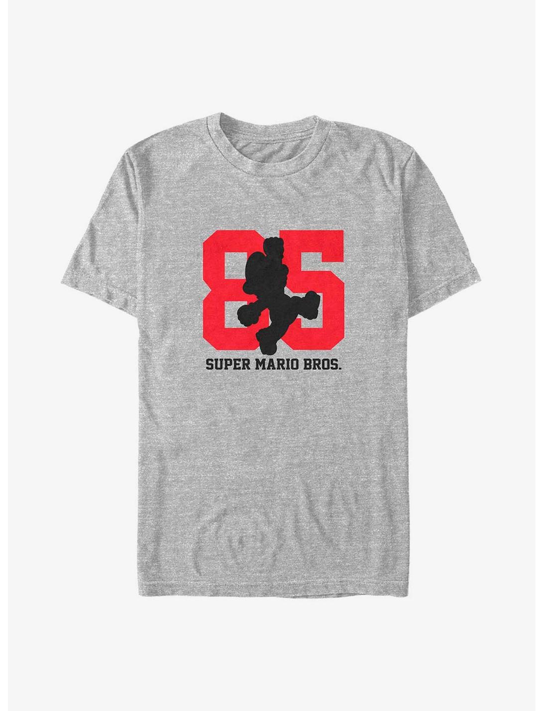 Mario Super Bro 85 Mario Silhouette Big & Tall T-Shirt