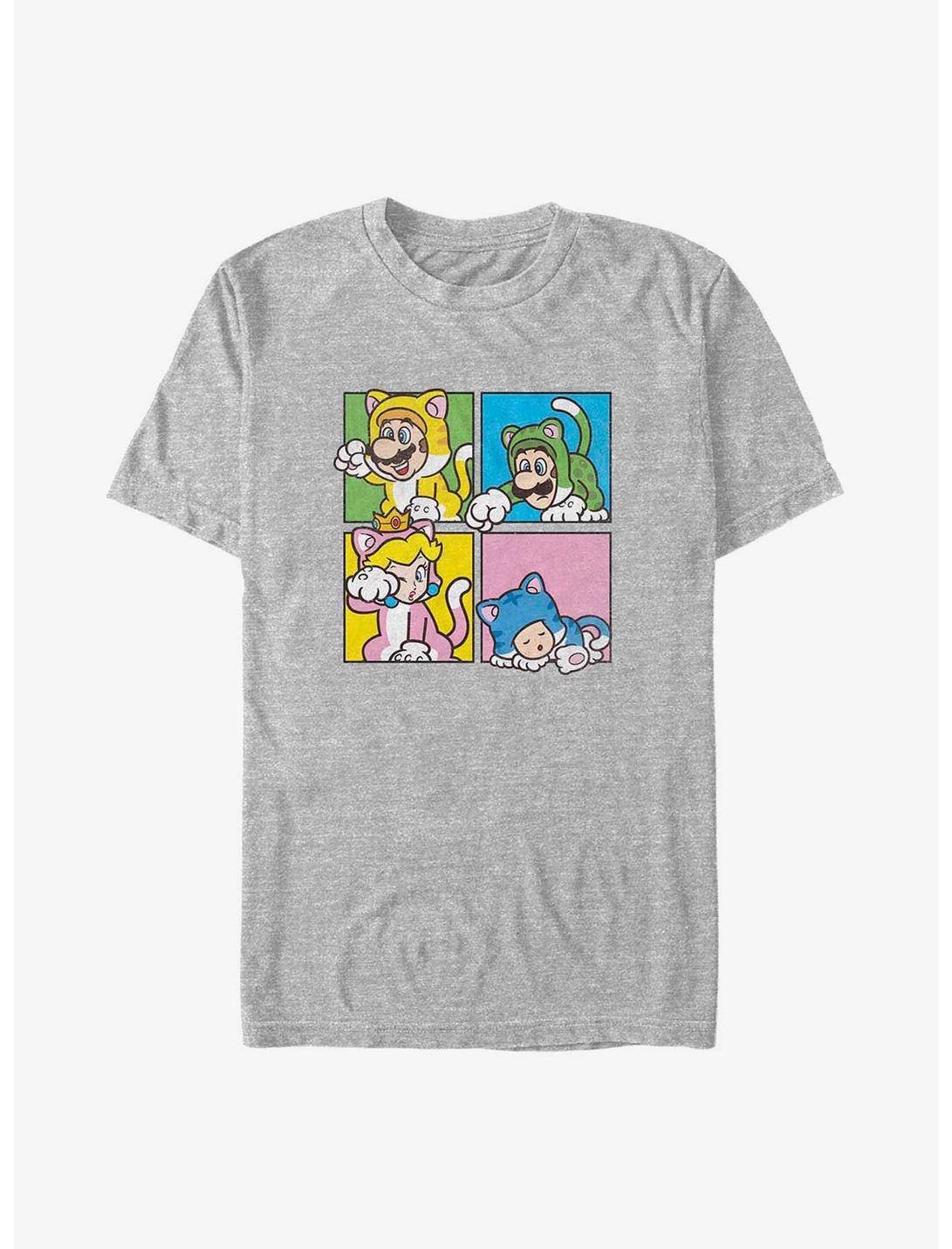 T-shirt grandes tailles Mario Combinaison chat