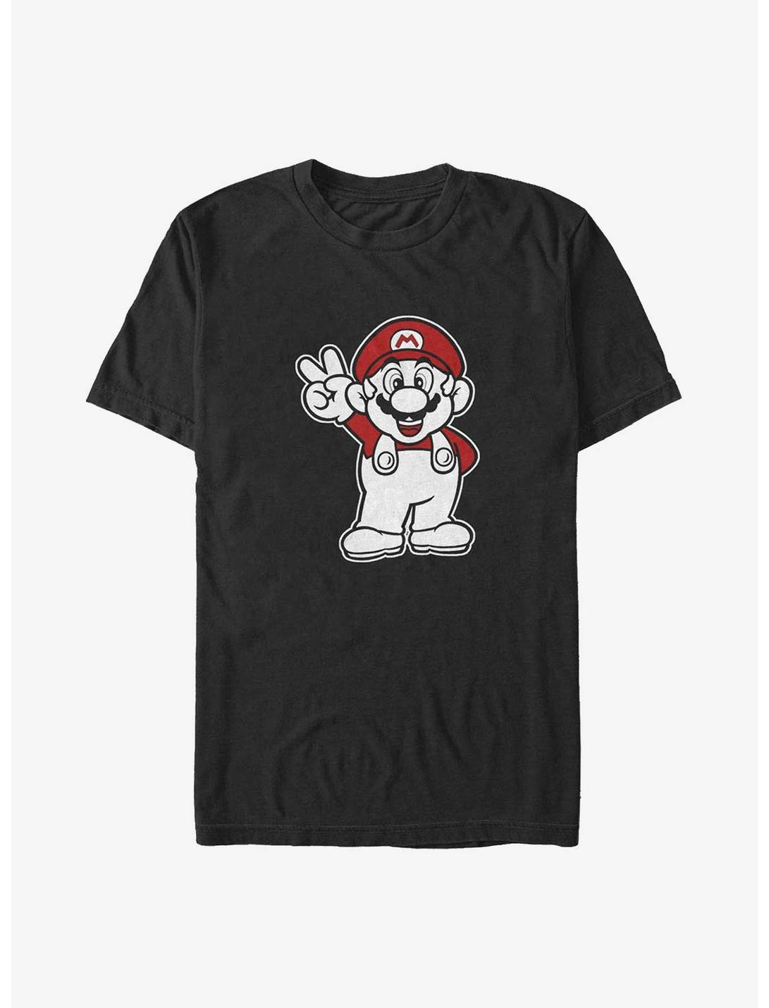 Mario Peace Out Brother Big & Tall T-Shirt