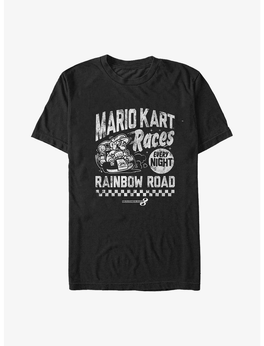 T-shirt grand et long Mario Kart Soirées course – Affiche