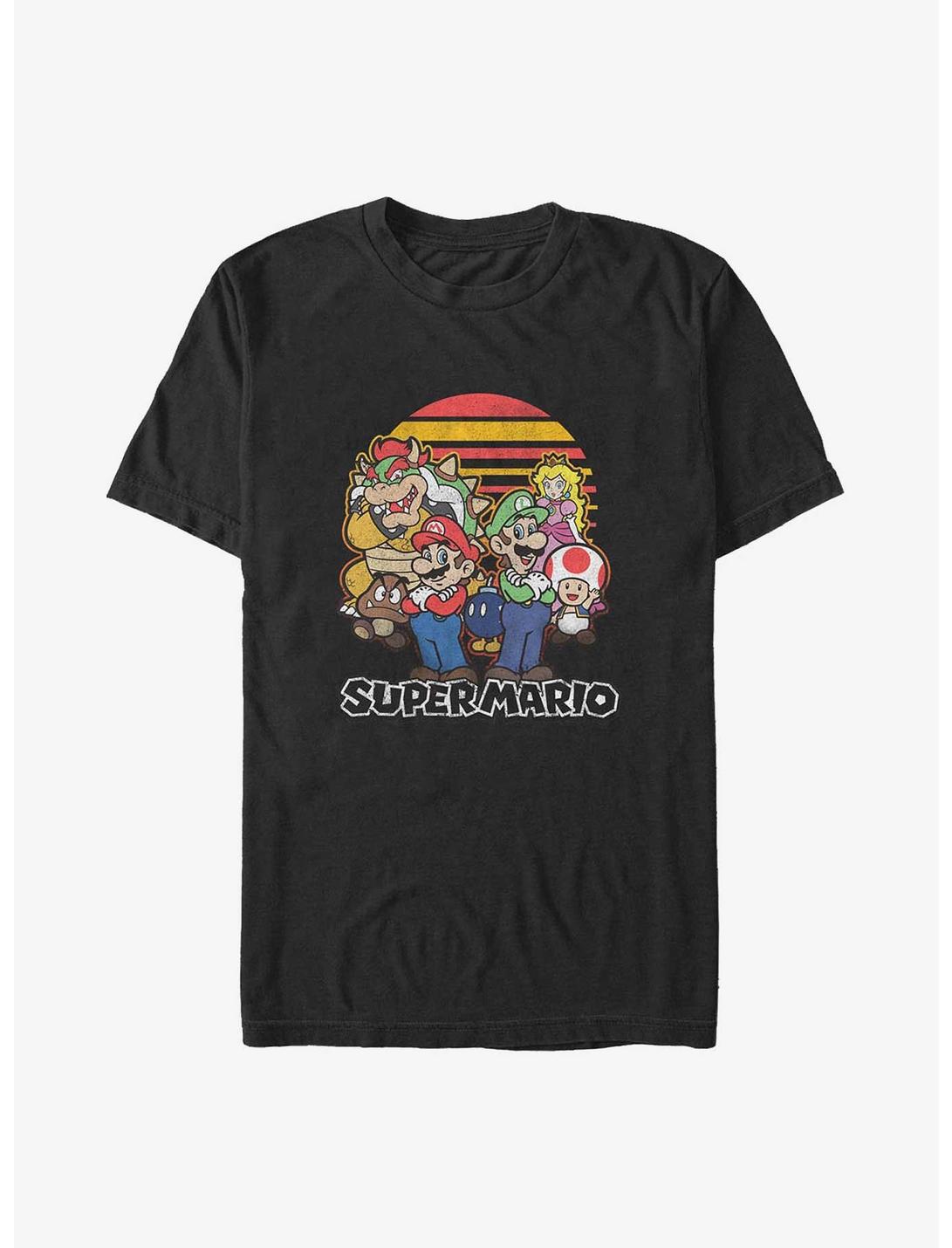 Mario Sunset Group Big & Tall T-Shirt
