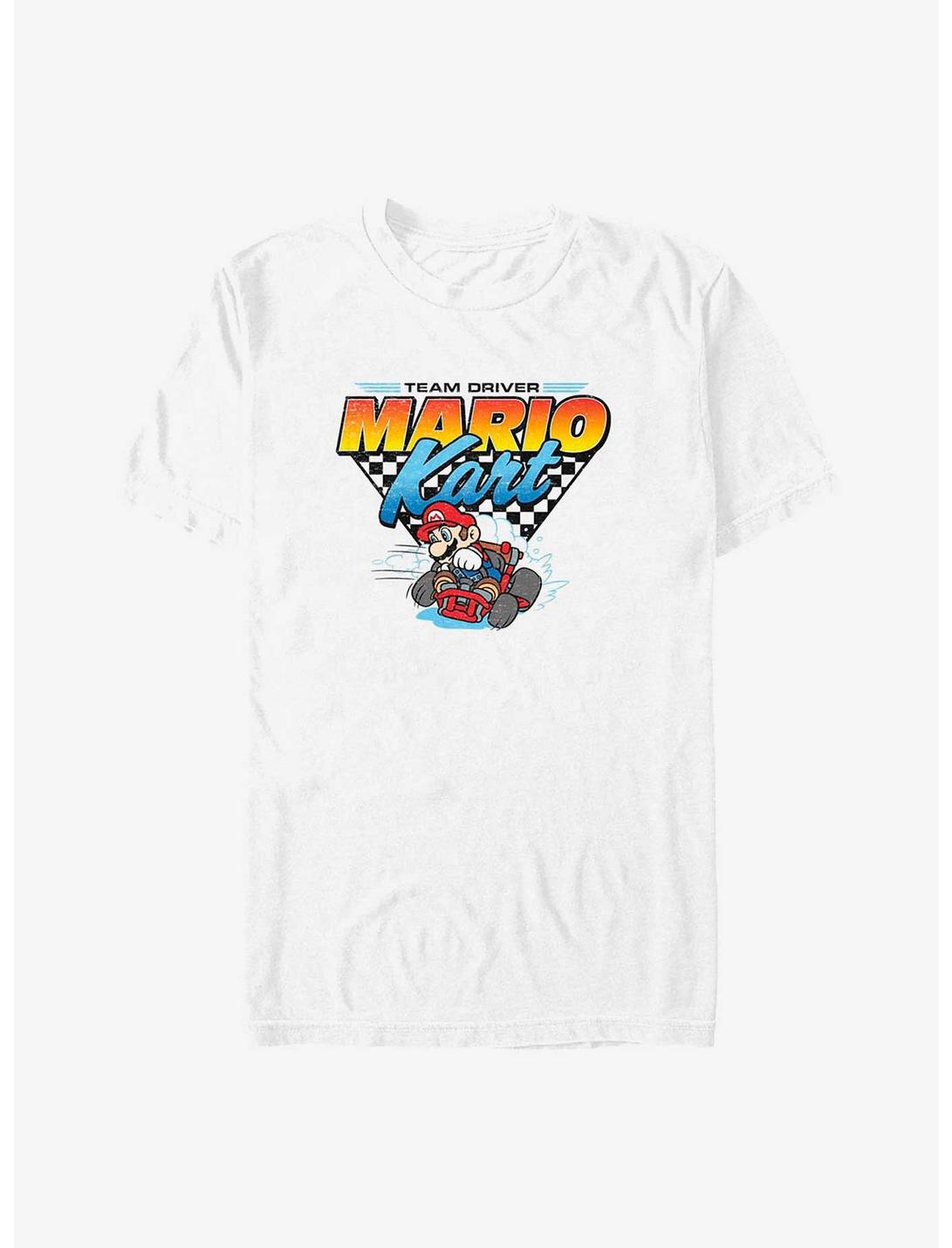 T-shirt grandes tailles Mario Team Pilote Mario Kart