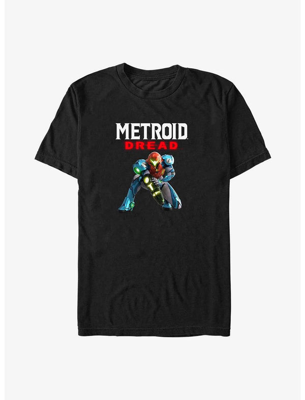 Nintendo Metroid Dread Samus Logo Big & Tall T-Shirt