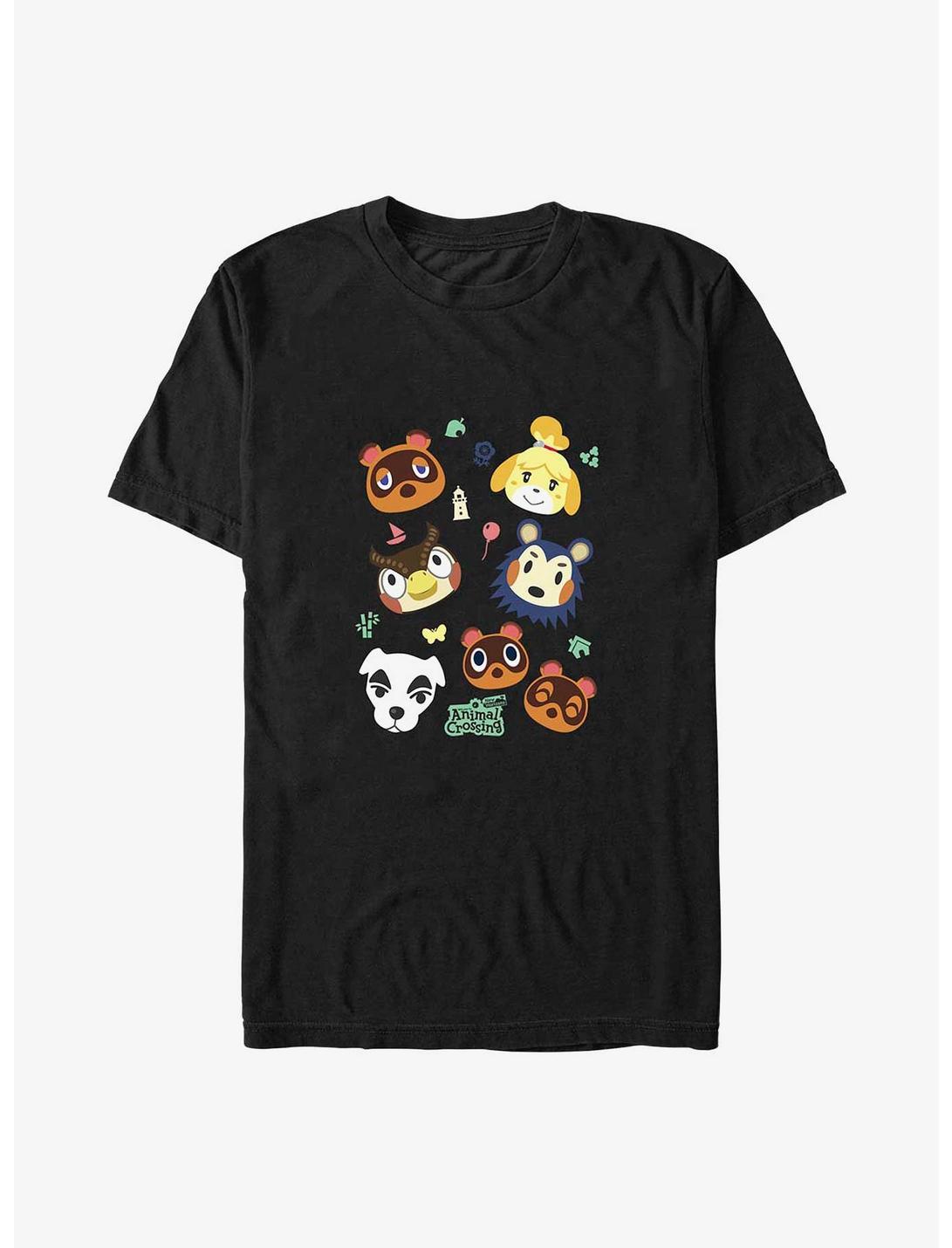 Nintendo Animal Crossing Villager Faces Big & Tall T-Shirt
