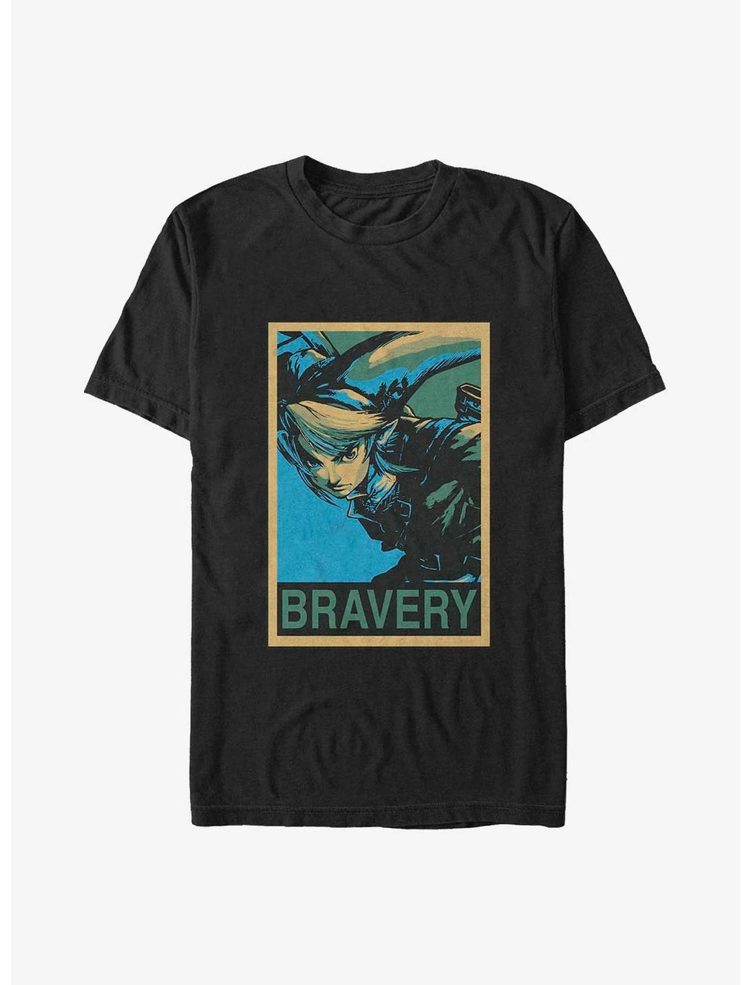 The Legend of Zelda Link Bravery Poster Big & Tall T-Shirt