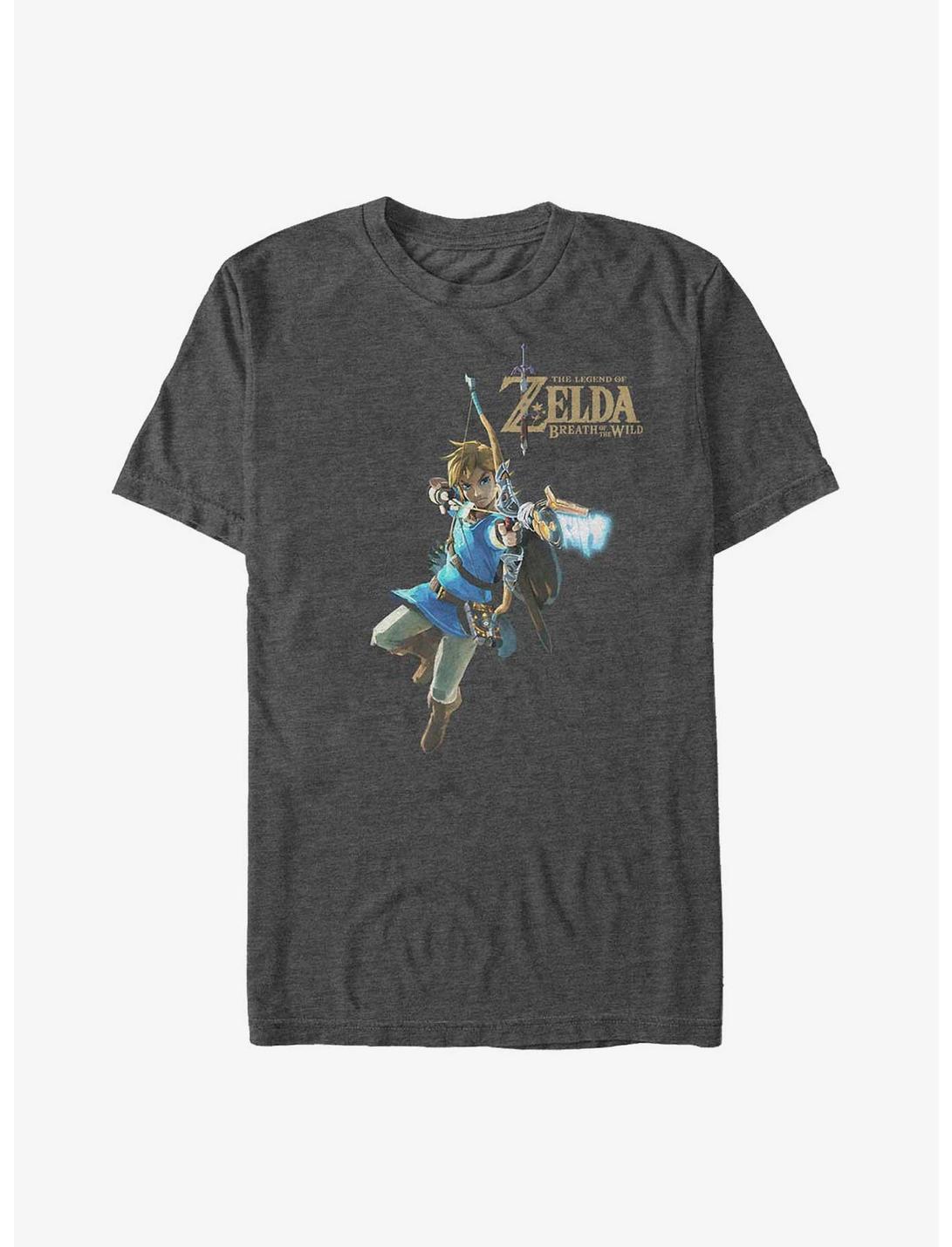 T-shirt Grande Taille The Legend of Zelda Link Respire Encore