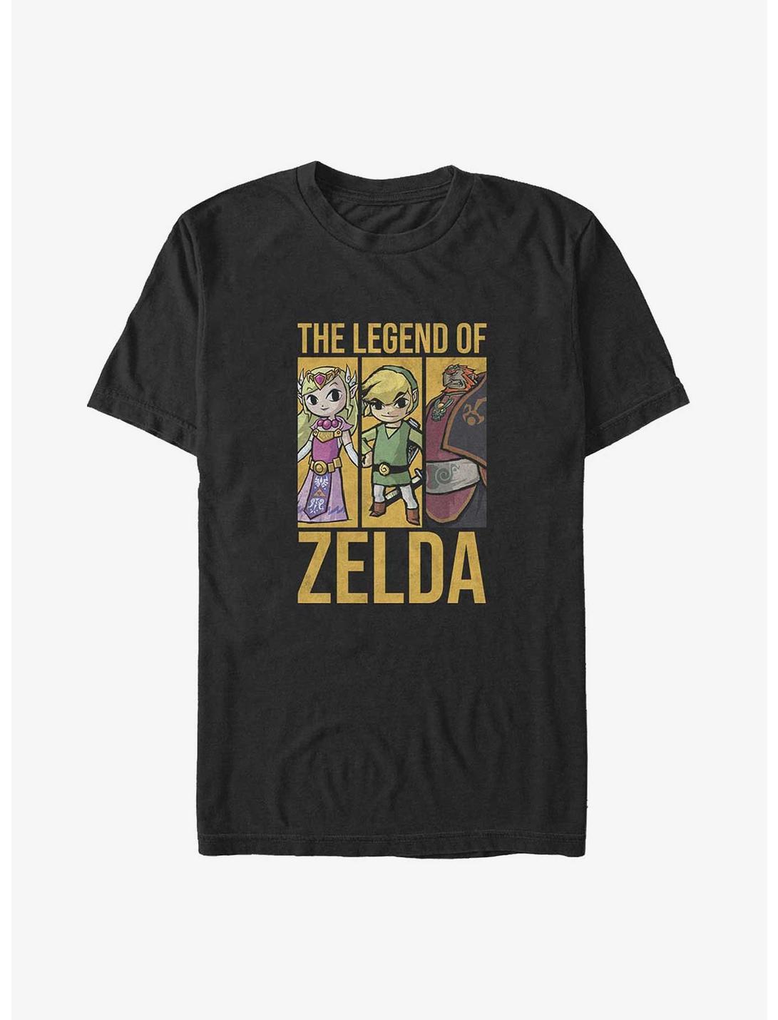The Legend of Zelda Chibi Zelda, Link, and Ganondorf Big & Tall T-Shirt