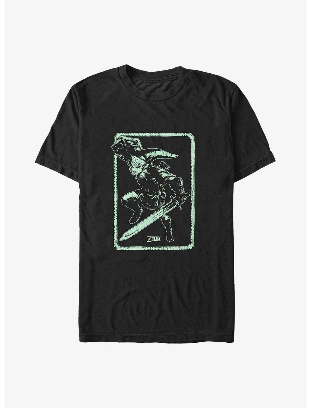 The Legend of Zelda Link Leap Card Big & Tall T-Shirt