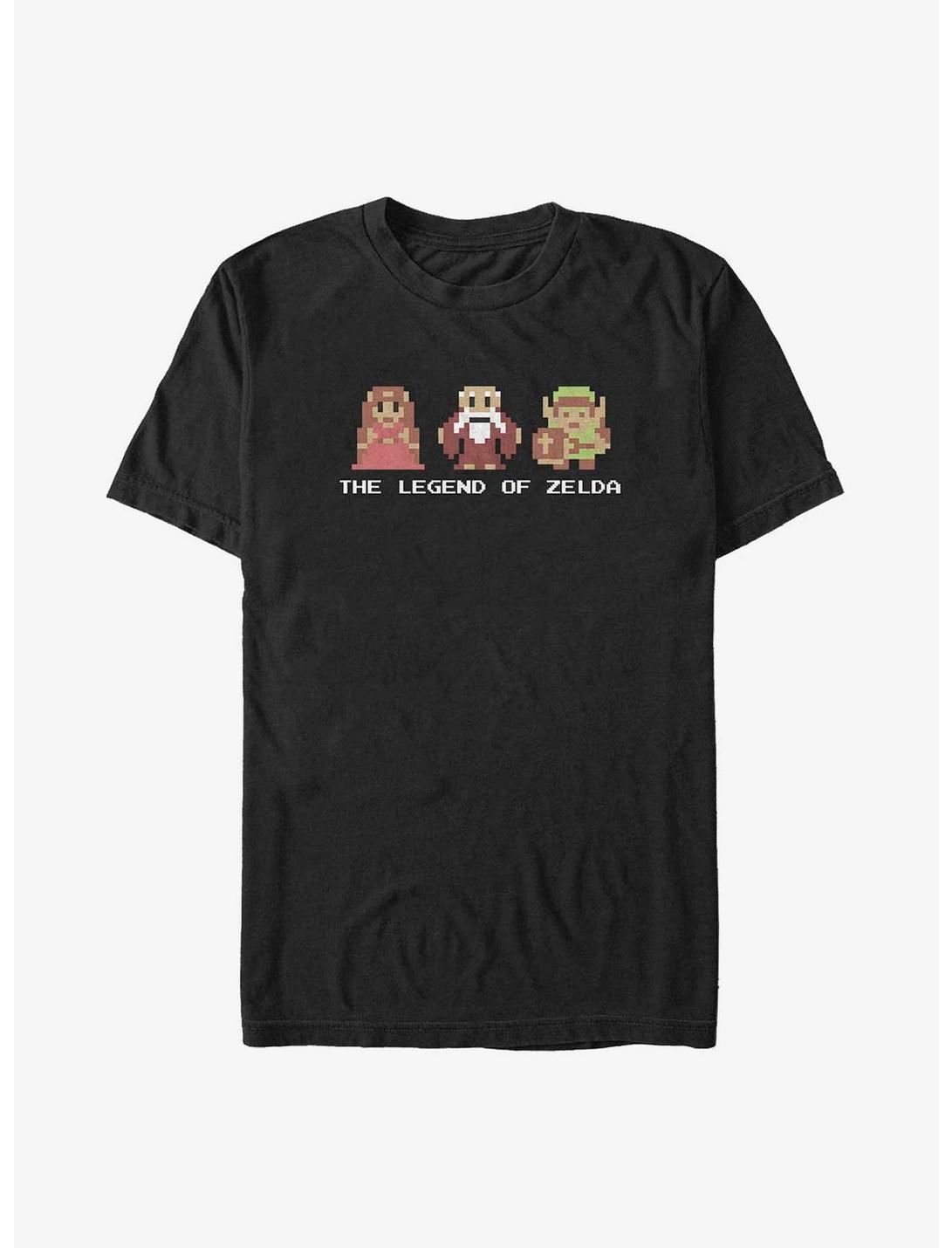 T-shirt grande taille The Legend of Zelda Pixel Legend