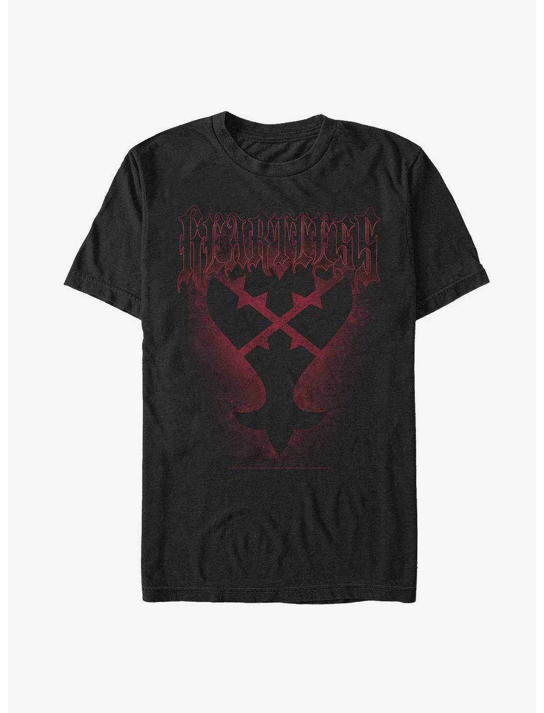 Disney Kingdom Hearts Grunge Heartless Heavyweight T-Shirt