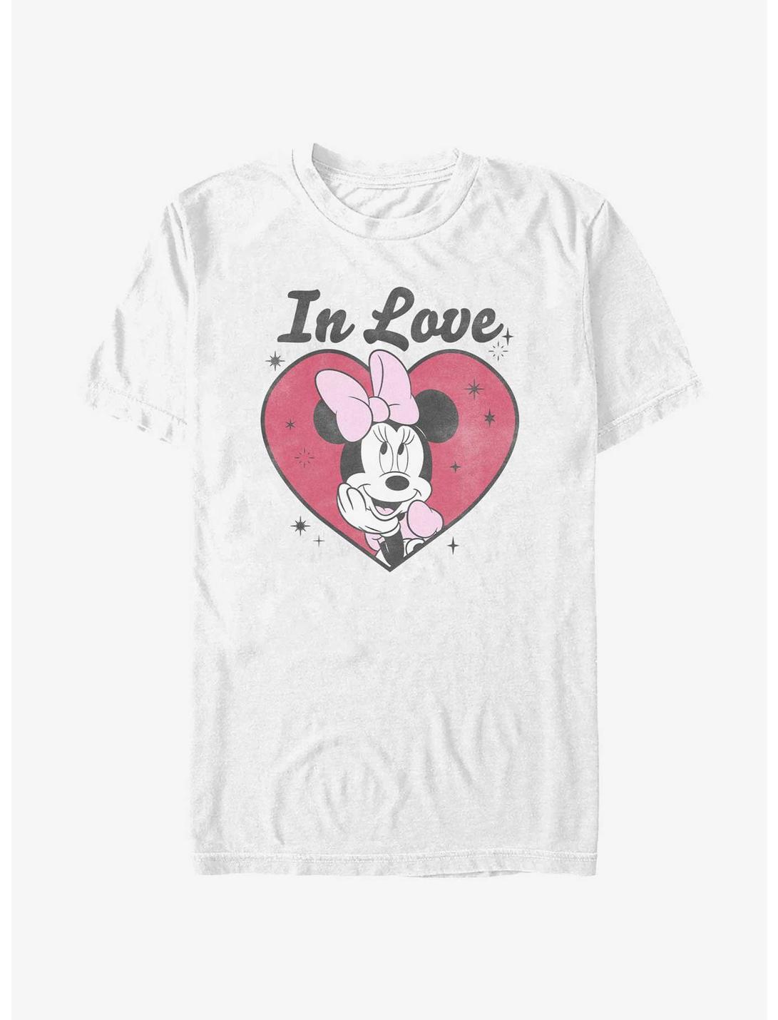 Disney Minnie Mouse In Love Heavyweight T-Shirt