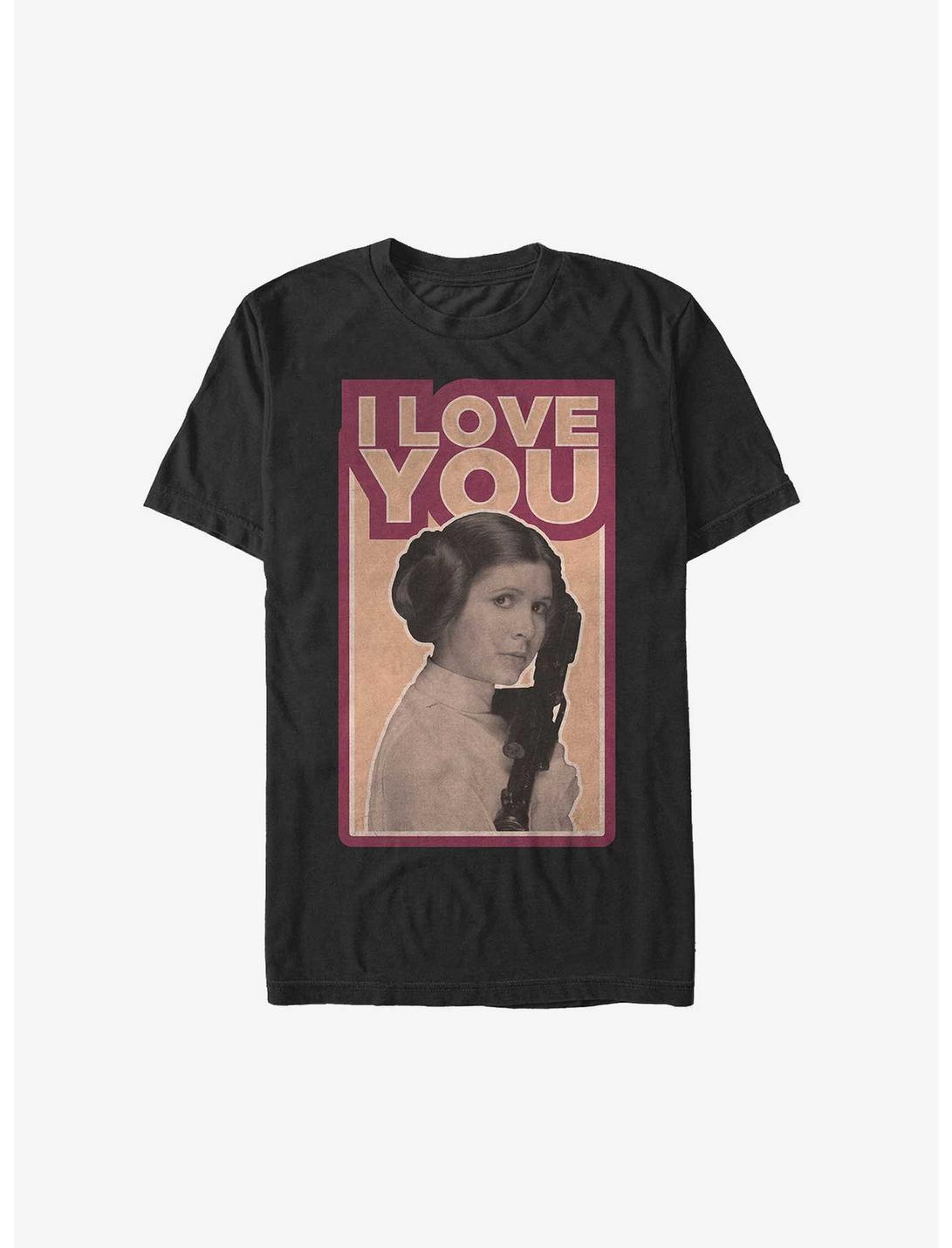 Star Wars Leia I Love You Heavyweight T-Shirt
