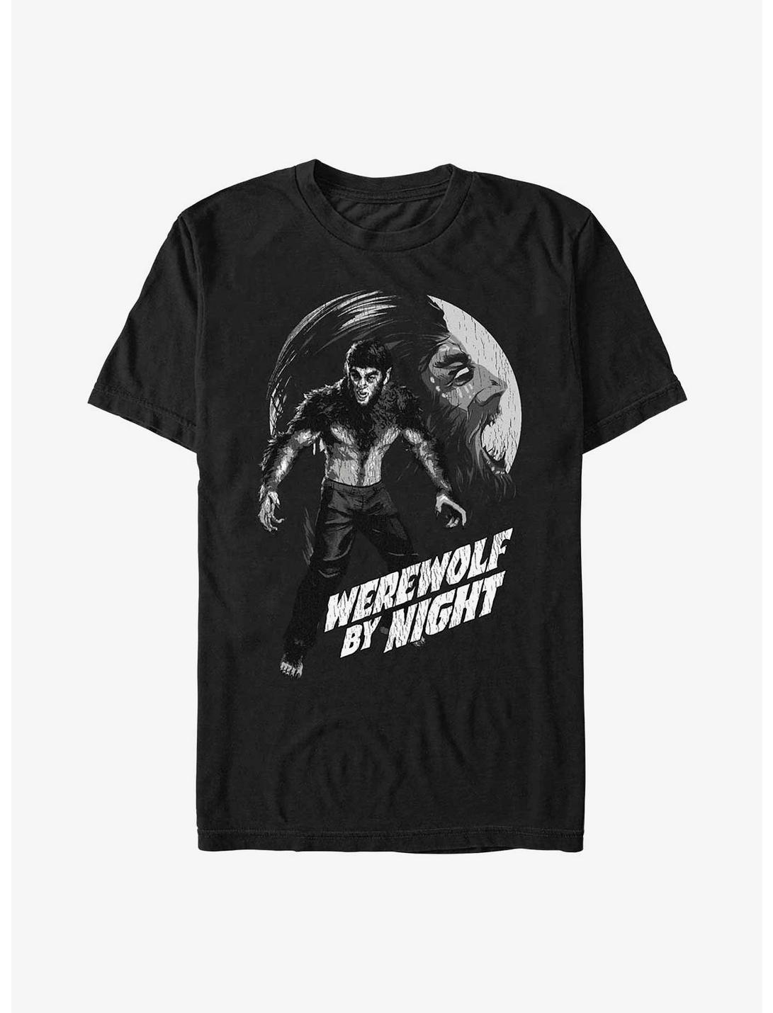 Marvel Werewolf By Night Howling At Night Heavyweight T-Shirt