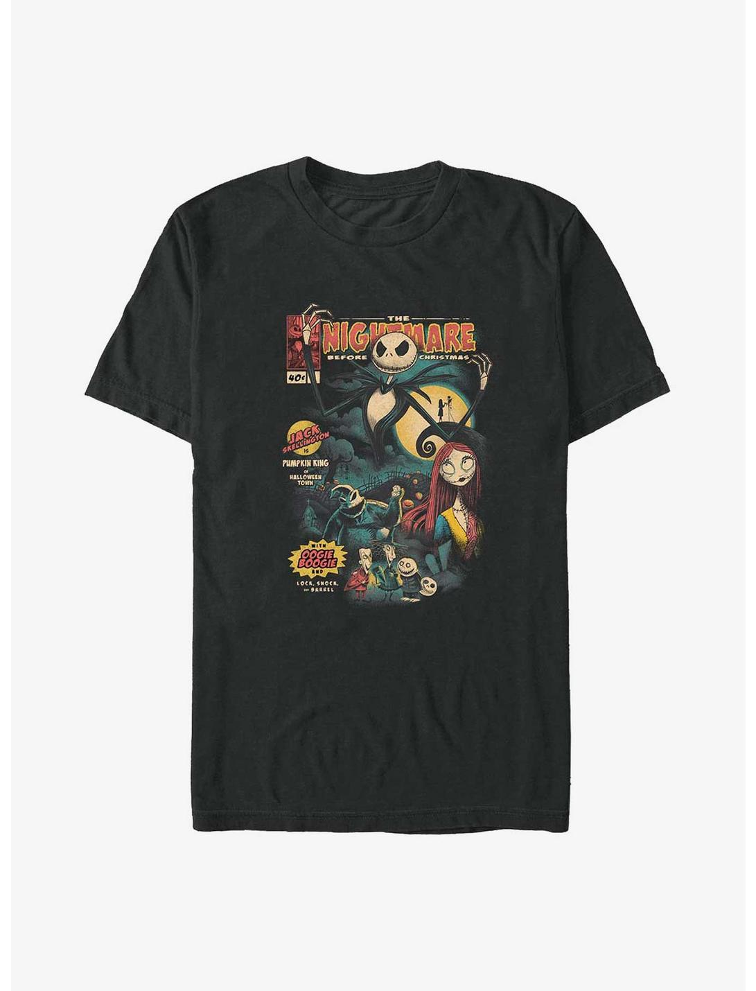 The Nightmare Before Christmas Comic Cover Big & Tall T-Shirt